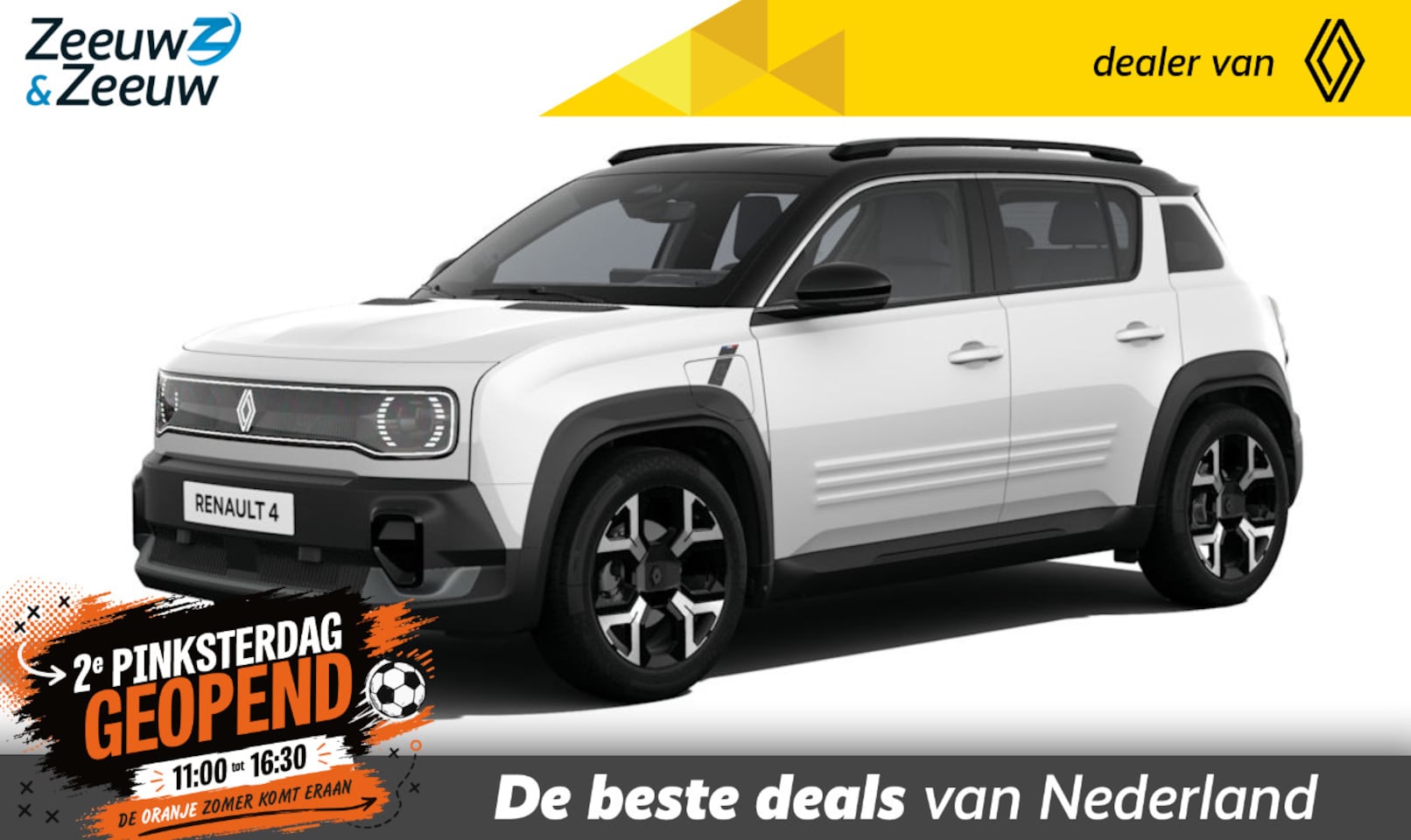 Renault 4 - Techno comfort range | NU met €4700,- Zeeuw & Zeeuw voorraadkorting en GRATIS 5 jaar fabri - AutoWereld.nl
