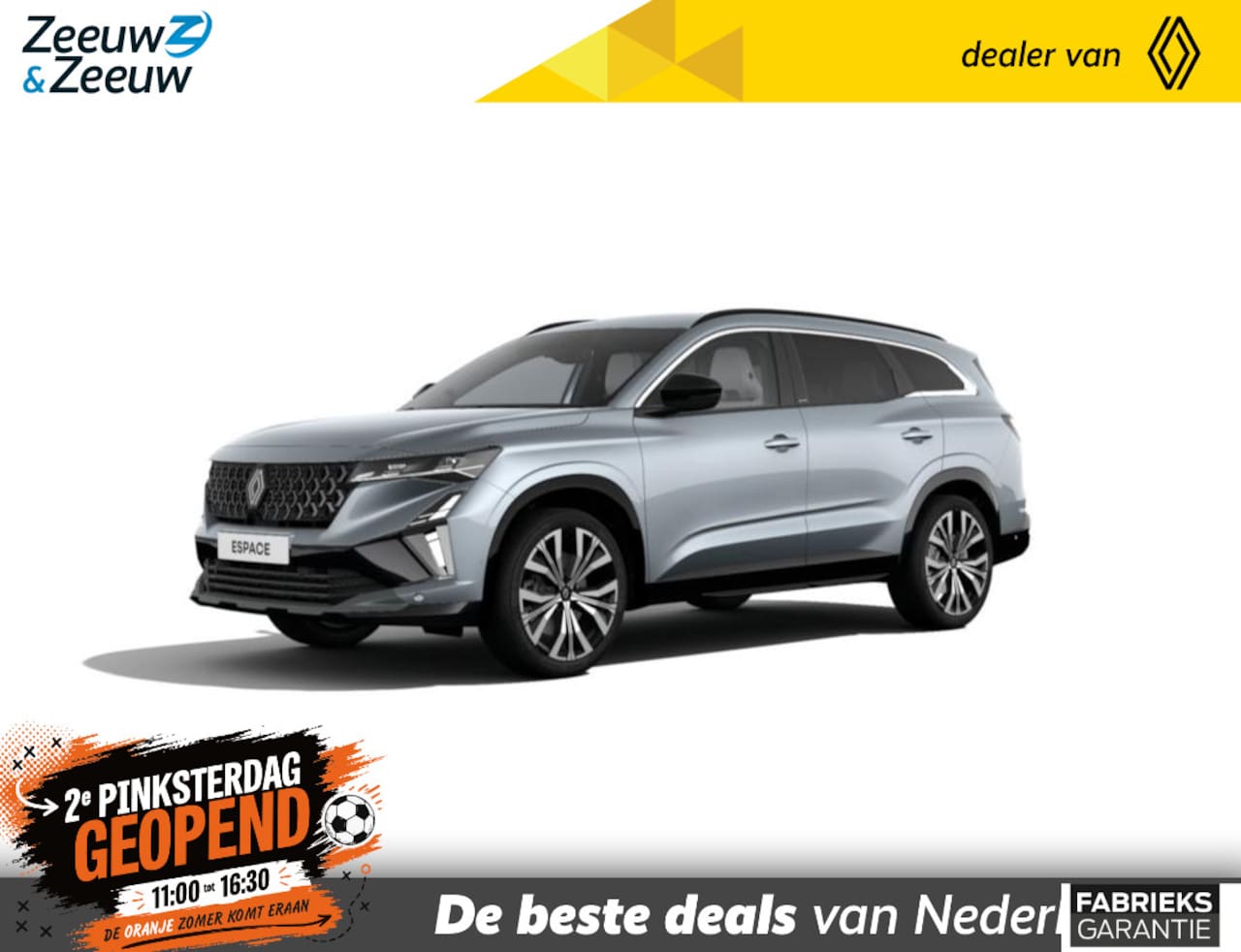 Renault Espace - E-Tech full hybrid 200 iconic 7p. Nieuw model | NU met € 3000,- Zeeuw en Zeeuw voorraadkor - AutoWereld.nl
