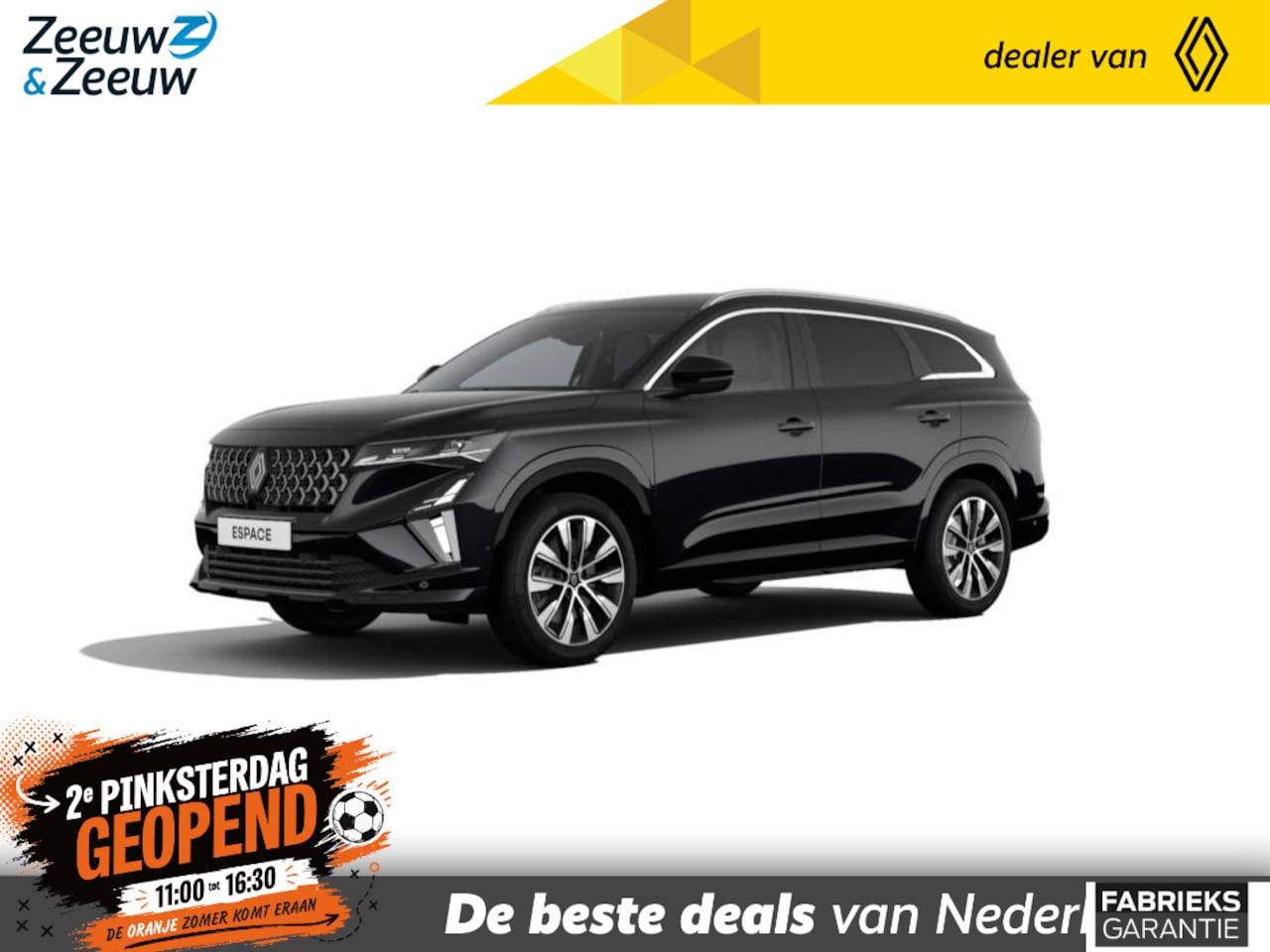 Renault Espace - E-Tech full hybrid 200 techno 5p. Nieuw Model | Nu met €3000,- Zeeuw & Zeeuw voorraadkorti - AutoWereld.nl