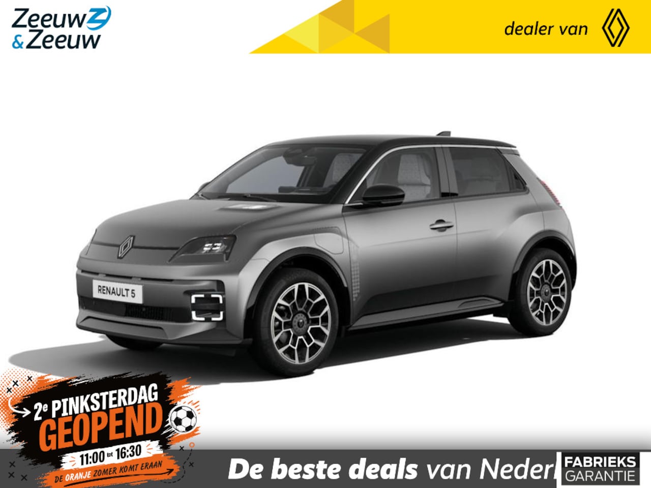 Renault 5 - comfort range Roland-Garros 52 kWh AUTO VAN HET JAAR | Nu leverbaar met € 1.000,- Zeeuw & - AutoWereld.nl