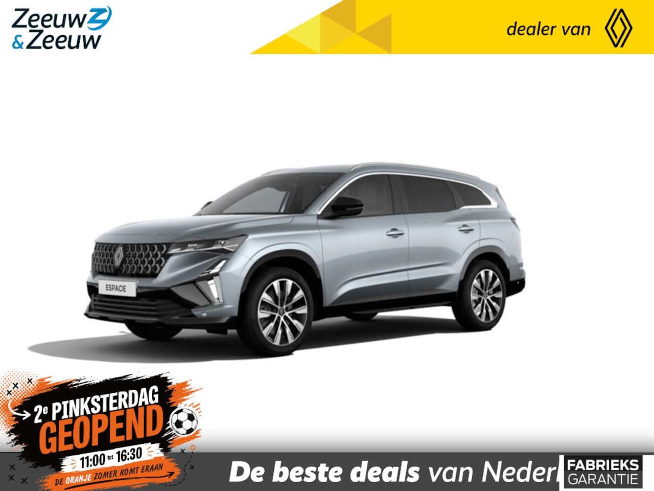 Renault Espace - E-Tech full hybrid 200 techno 5p. Nieuw model | NU met € 3000,- Zeeuw & Zeeuw voorraadkort - AutoWereld.nl
