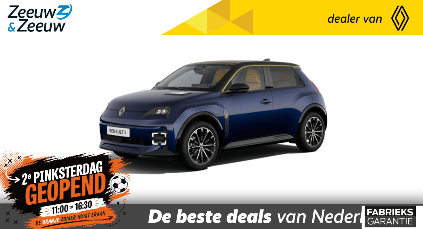Renault 5 - Comfort Range Iconic cinq | NU met €1.300,- Zeeuw & Zeeuw voorraadkorting en met GRATIS 5 - AutoWereld.nl