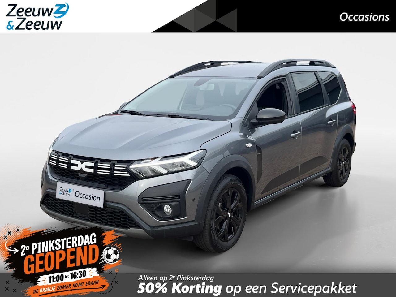 Dacia Jogger - 1.6 Hybrid 140 Extreme 7p. *Automaat*Navi+Camera*Climate Control*Stoelverwarming*Keyless E - AutoWereld.nl