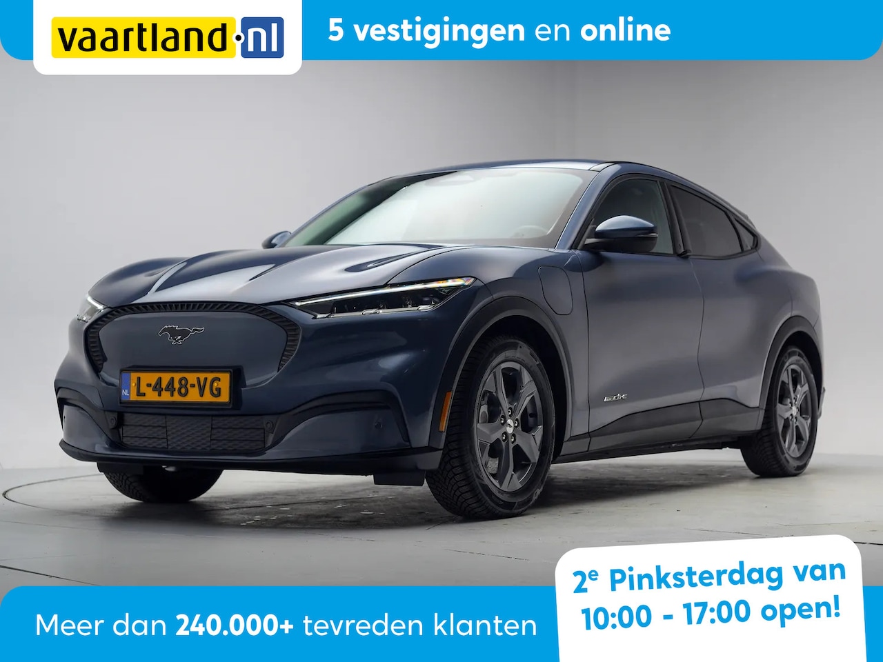 Ford Mustang Mach-E - 98 kWh Extended RWD 3-Fase [ B&O Leder Navi Apple / Android Stoelverwarming ] - AutoWereld.nl