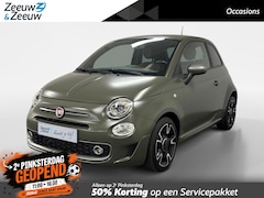 Fiat 500 - 0.9 TwinAir Turbo Sport NAVI AIRCO CRUISE CONTROLE LM VELGEN LEGERGROEN MAT KLEUR ZEER UNI