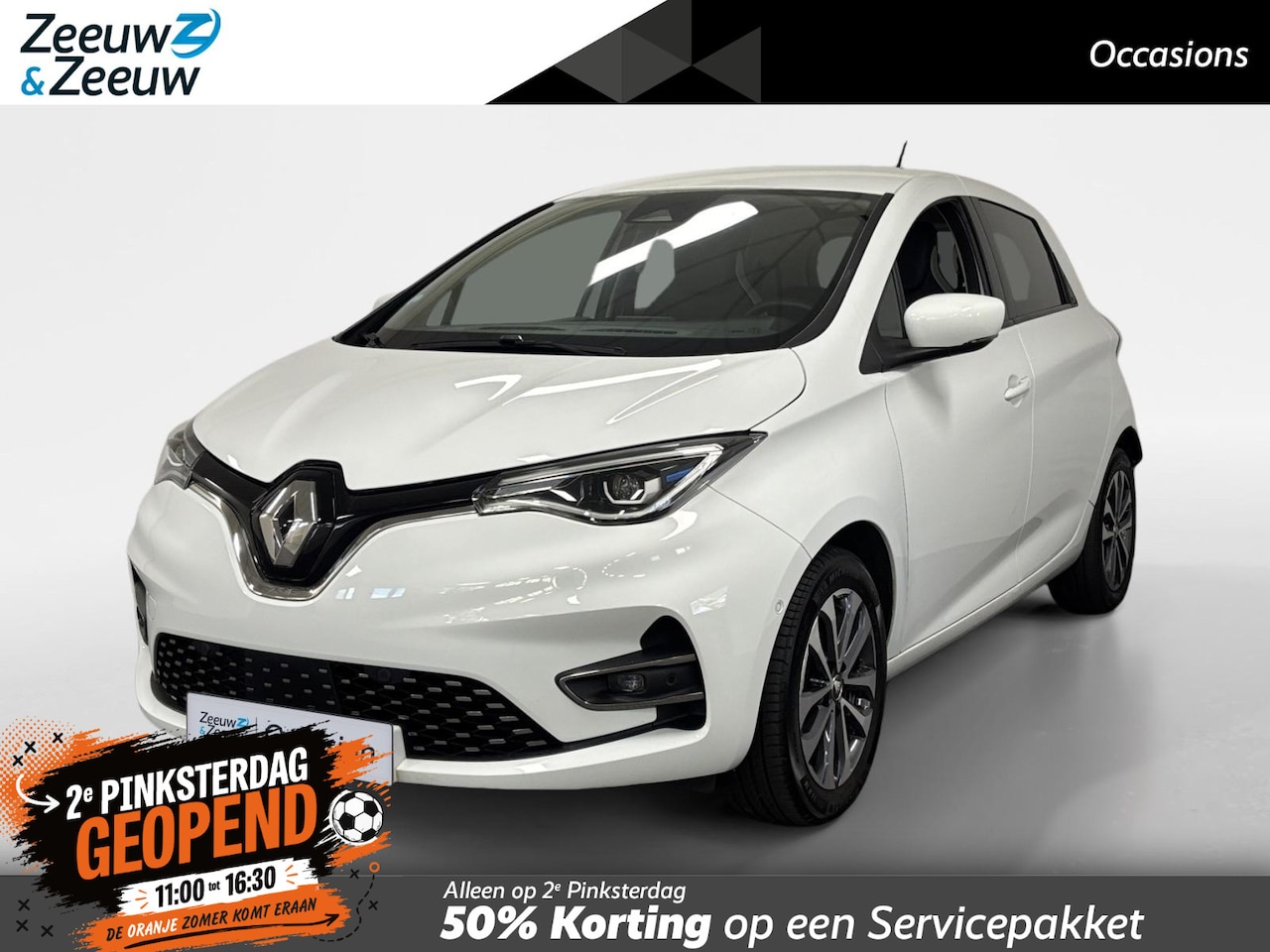 Renault Zoe - R135 Intens 52 kWh AUTOMAAT NAVI AIRCO CAMERA CRUISE CONTROLE CLIMA APPLE CARPLAY ANDROID - AutoWereld.nl