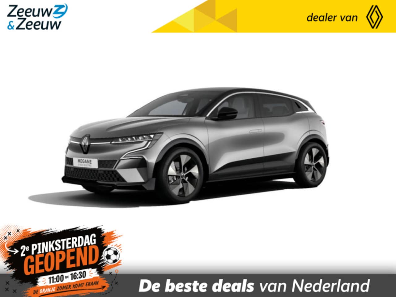 Renault Mégane E-Tech - comfort range Techno 60 kWh MY24 | NU snel leverbaar met €3.000,- EXTRA Zeeuw & Zeeuw voor - AutoWereld.nl