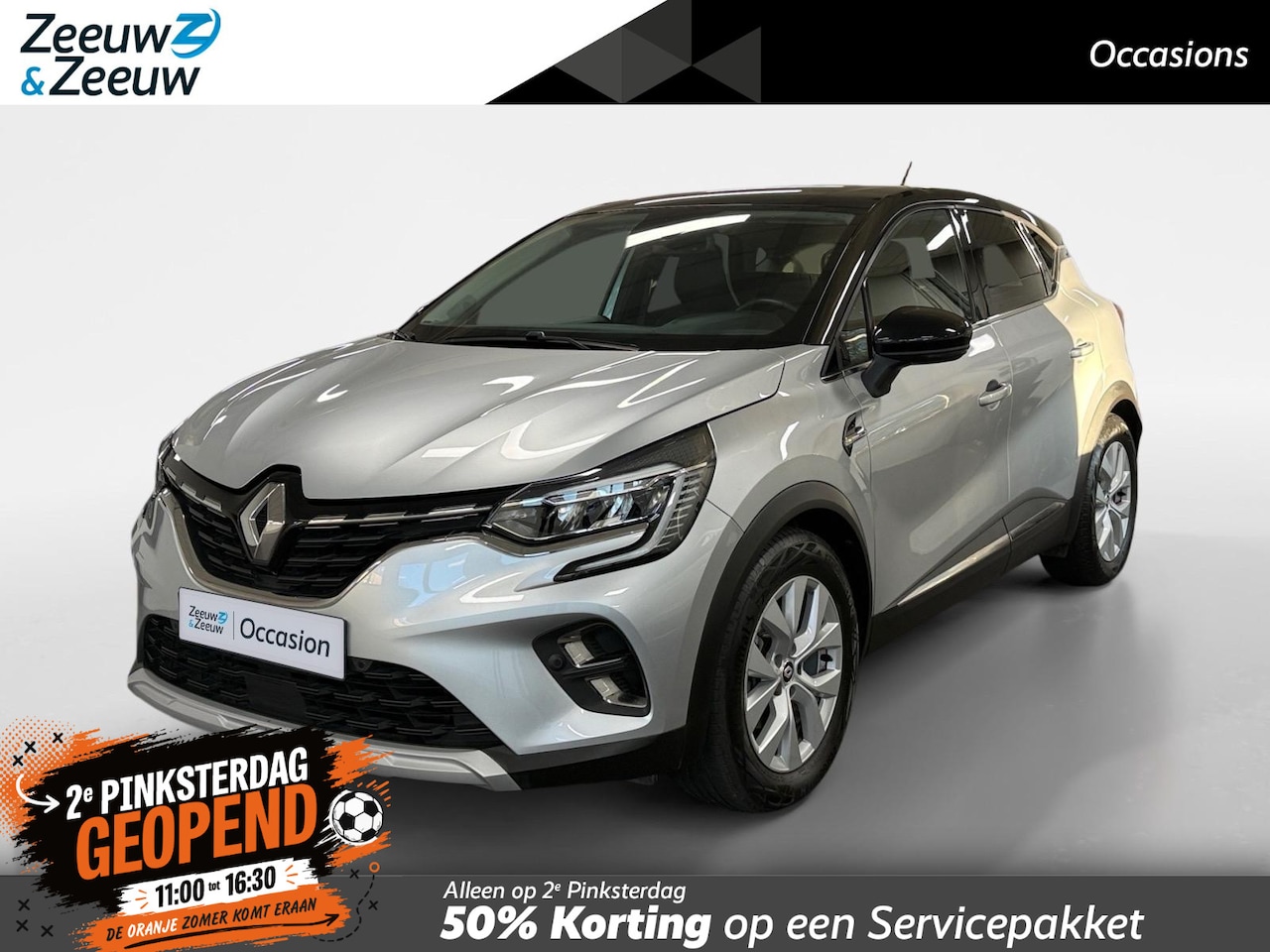 Renault Captur - 1.6 E-Tech Hybrid 145 Intens AUTOMAAT AIRCO CAMERA PARKEERSENSOREN CRUISE CONTROLE APPLE C - AutoWereld.nl