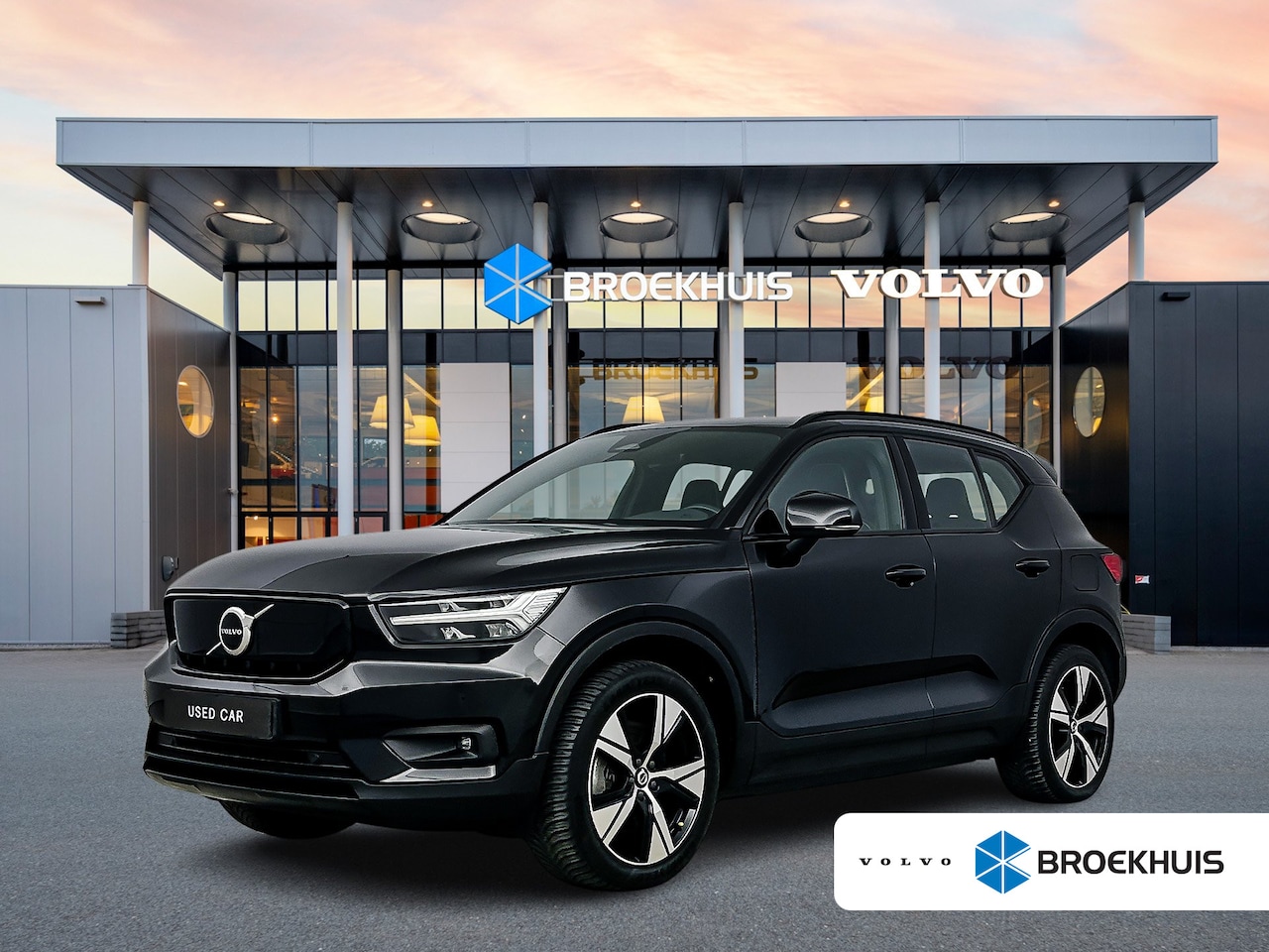 Volvo XC40 - Recharge P8 AWD R-Design | 19" | Leder/Nubuck | Adaptieve Cruise | BLIS | Keyless | Stoel/ - AutoWereld.nl