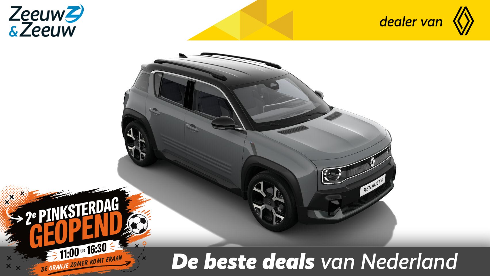Renault 4 - comfort range techno 52 kWh | OP VOORRAAD OP =OP  NU MET €2.500,- - AutoWereld.nl