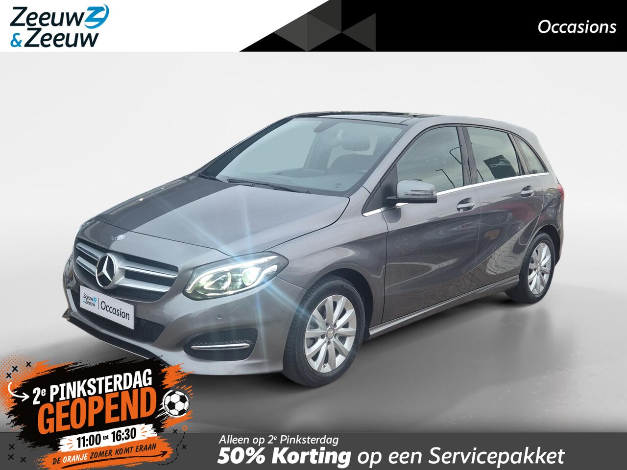 Mercedes-Benz B-klasse - 180 Ambition | Trekhaak | PDC | LMV | 1ste Eigenaar | Panoramadak | 1 jaar Garantie - AutoWereld.nl