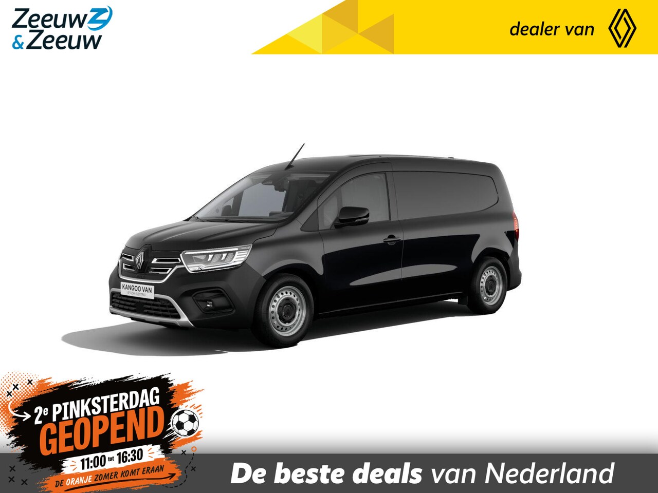 Renault Kangoo E-Tech - Extra L2 44 kWh * Zeeuw & Zeeuw korting 14 % * 1,9% financial lease actie * - AutoWereld.nl
