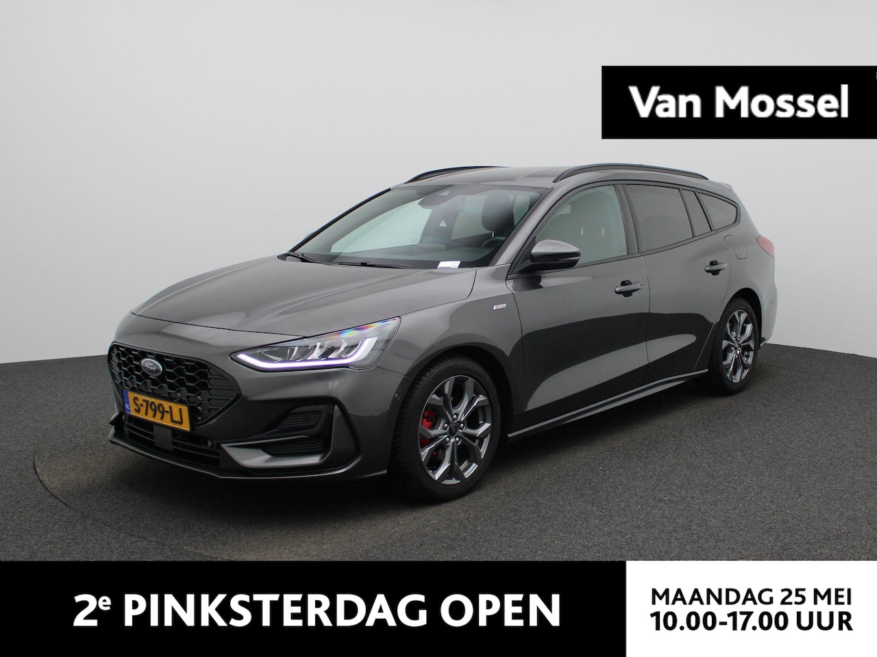 Ford Focus Wagon - 1.0 EcoBoost Hybrid ST Line | Trekhaak | Automaat | Camera | Winter Pakket | Led Verlichti - AutoWereld.nl