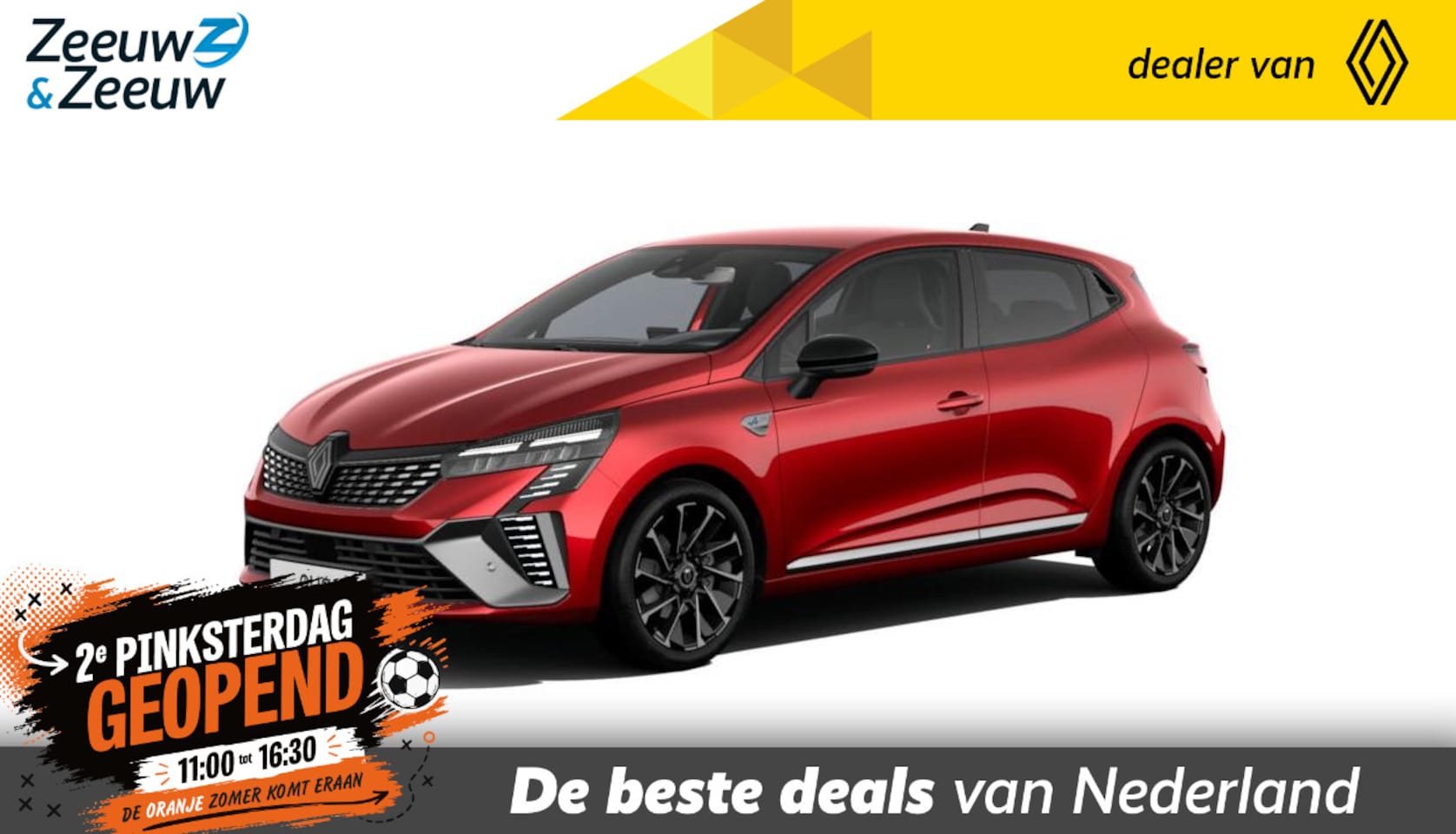 Renault Clio - 1.6 E-Tech Full Hybrid 145 esprit Alpine Uit voorraad leverbaar op is op - AutoWereld.nl