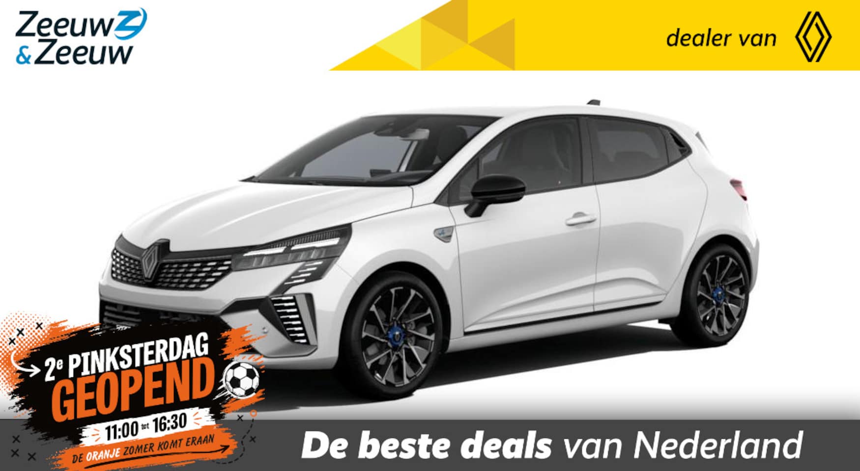 Renault Clio - 1.6 E-Tech Full Hybrid 145 esprit Alpine Uit voorraad leverbaar op is op - AutoWereld.nl