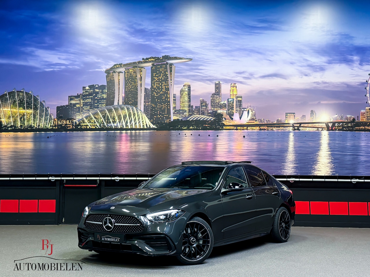 Mercedes-Benz C-klasse - C300 e C43 AMG Pack |Memory|HeadUp|Sfeer|Pano|360cam - AutoWereld.nl