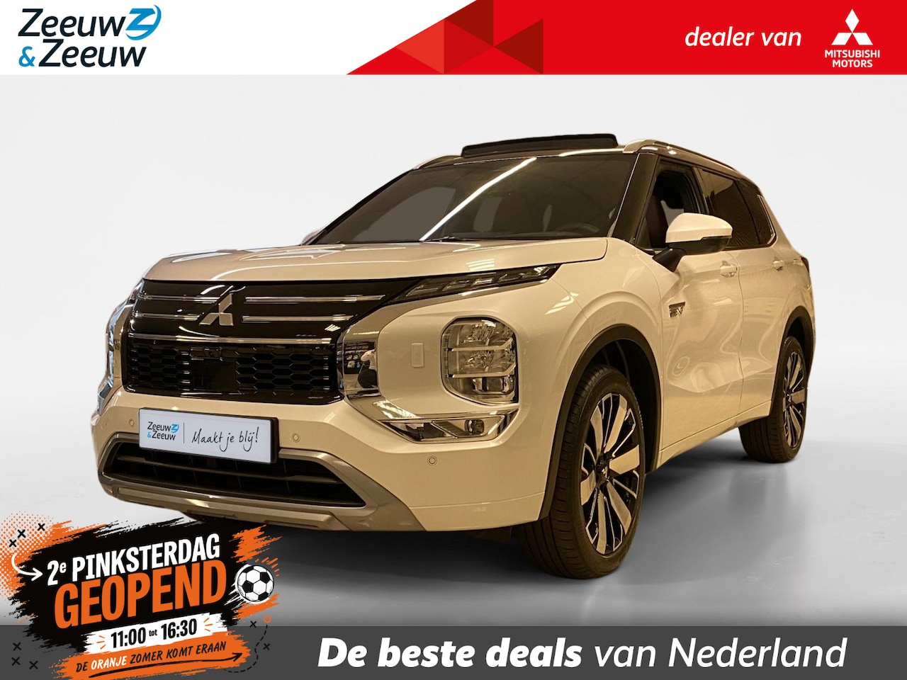 Mitsubishi Outlander - 2.4 PHEV | INSTYLE + | DIRECT LEVERBAAR| ZWART DAK | PRIJS INCL €7.500,- VOORRAAD KORTING - AutoWereld.nl