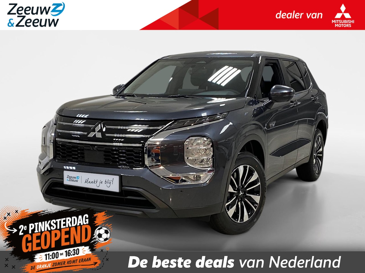 Mitsubishi Outlander - 2.4 PHEV | INTENSE | DIRECT LEVERBAAR | PRIJS INCL €7500,- KORTING | - AutoWereld.nl