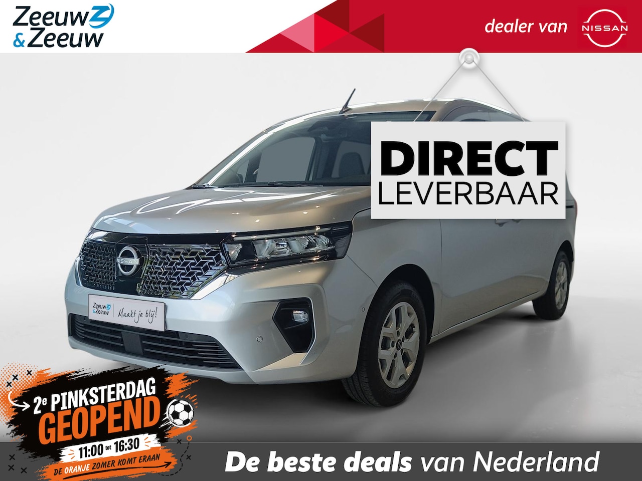 Nissan Townstar Evalia - N-Connecta L2 45 kWh 122PK AUTOMAAT -persoons*Multi functioneel*€5000,- VOORRAADKORTING*Ac - AutoWereld.nl