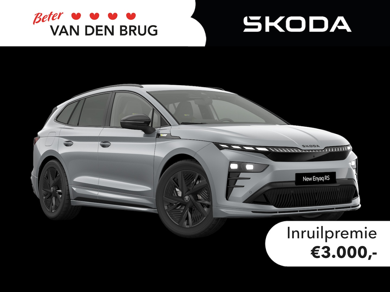 Skoda Enyaq iV - 85X RS | Trekhaak | Panoramadak | Led Matrix | Achteruitrijcamera | Adaptieve cruise contr - AutoWereld.nl