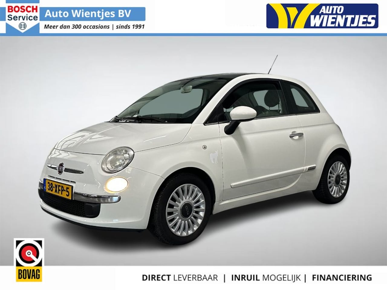 Fiat 500 - 0.9 TwinAir | Lounge | Airco | Pano - AutoWereld.nl