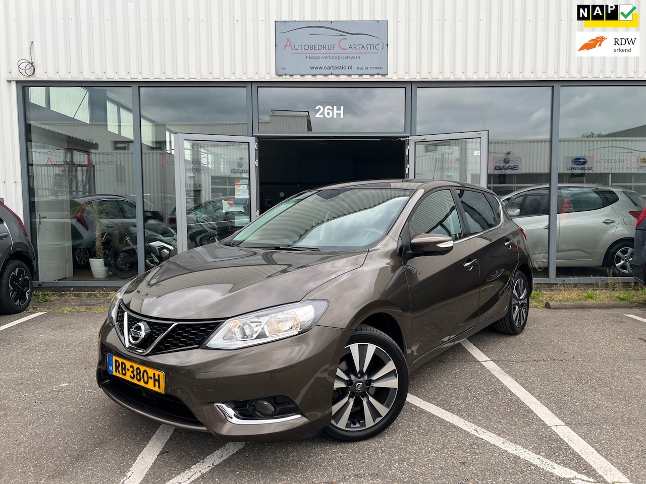 Nissan Pulsar - 1.2 DIG-T N-Vision 360 cam | KEYLESS | NAVI | ADAPTIEF CRUISE | CLIMA | DEALER ONDERHOUDEN - AutoWereld.nl