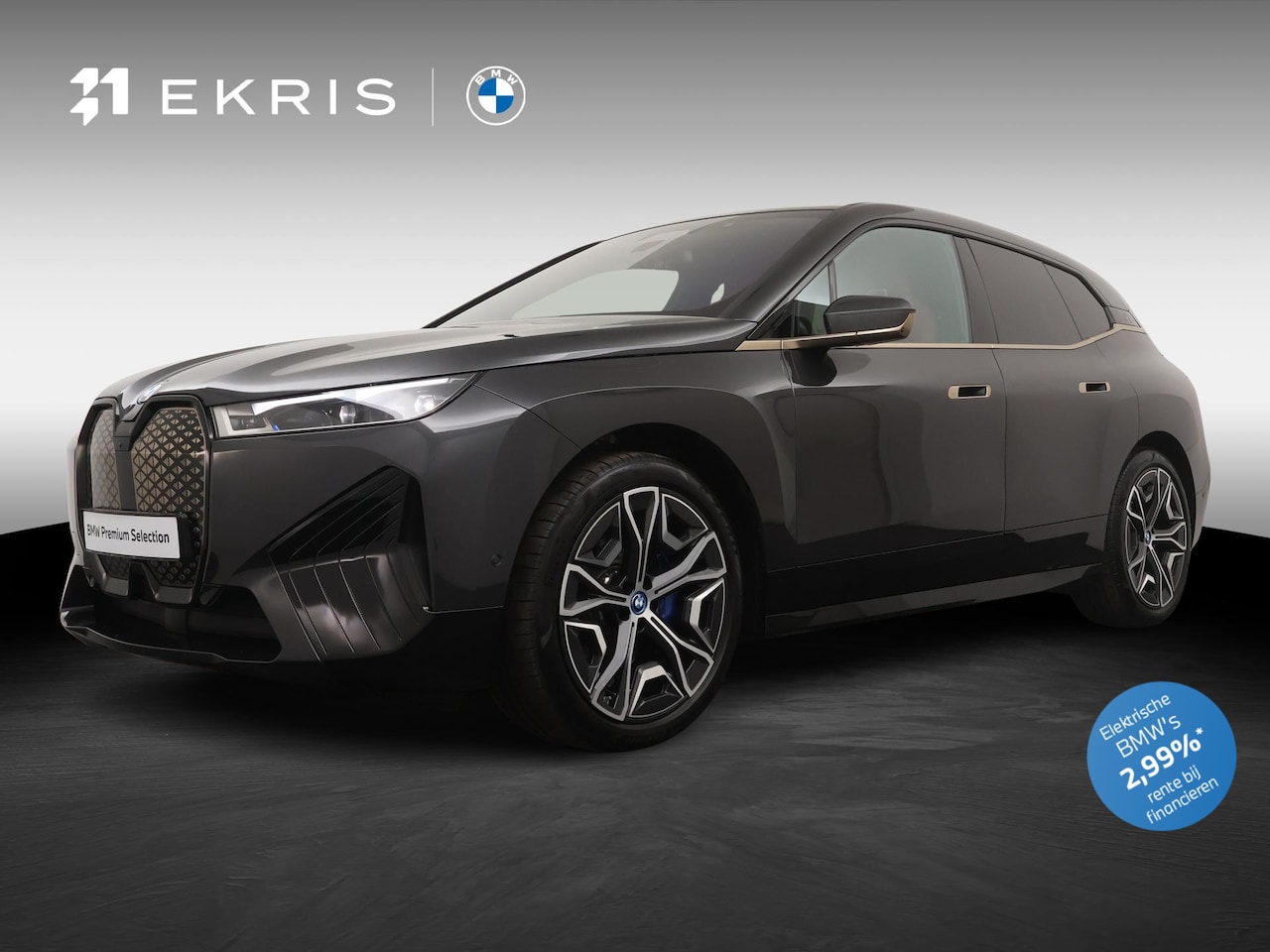BMW iX - xDrive40 High Executive 77 kWh | Active Steering | Trekhaak | - AutoWereld.nl