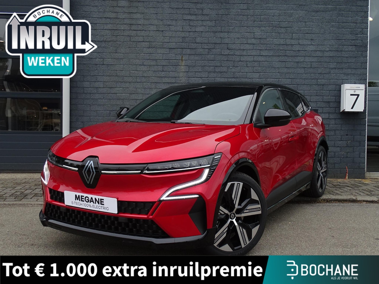 Renault Mégane E-Tech - comfort range Business Edition 60 kWh NU 5 JAAR GARANTIE! / TWO-TONE METALLIC / APPLE CARP - AutoWereld.nl