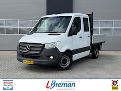 Mercedes-Benz Sprinter - 215 CDi 150pk Pick-Up dubbel Cabine automaat 6 pers. Open laadbak