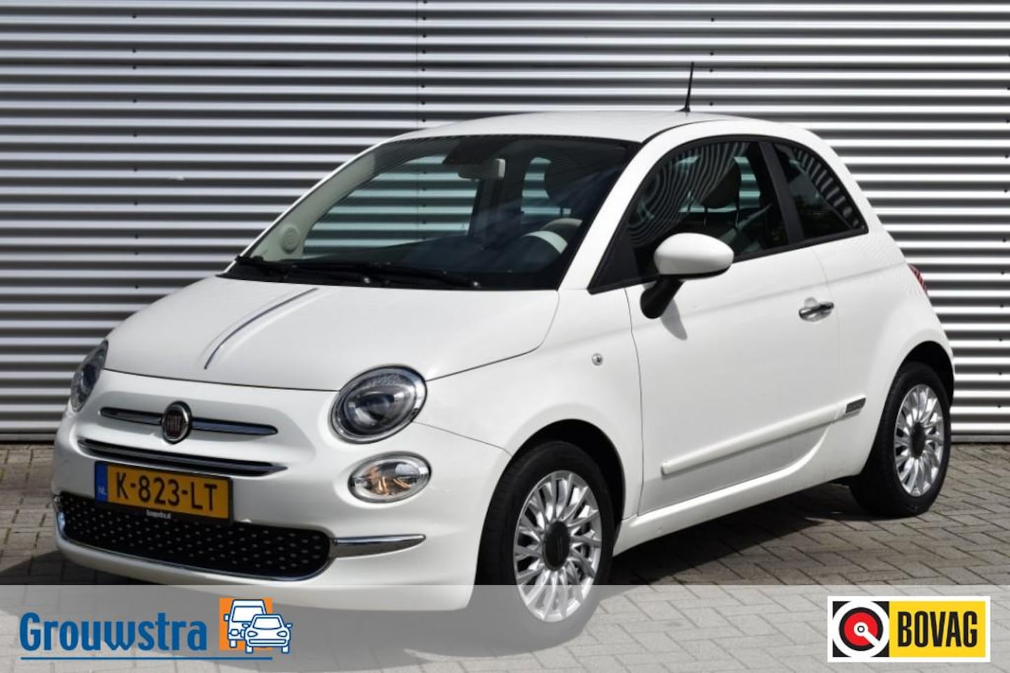 Fiat 500 - 1.0 HYBRID LOUNGE / NAVI / PDC / APLLE/ANDROID AUTO - AutoWereld.nl