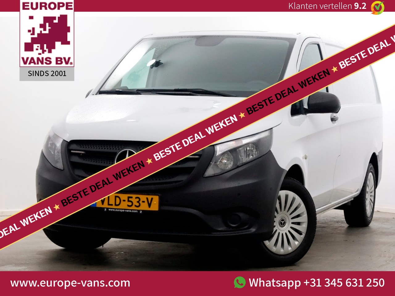 Mercedes-Benz Vito - 114 CDI 136pk Lang 9G Automaat 4x4 4WD Navi/Camera/Achterklep 07-2021 - AutoWereld.nl