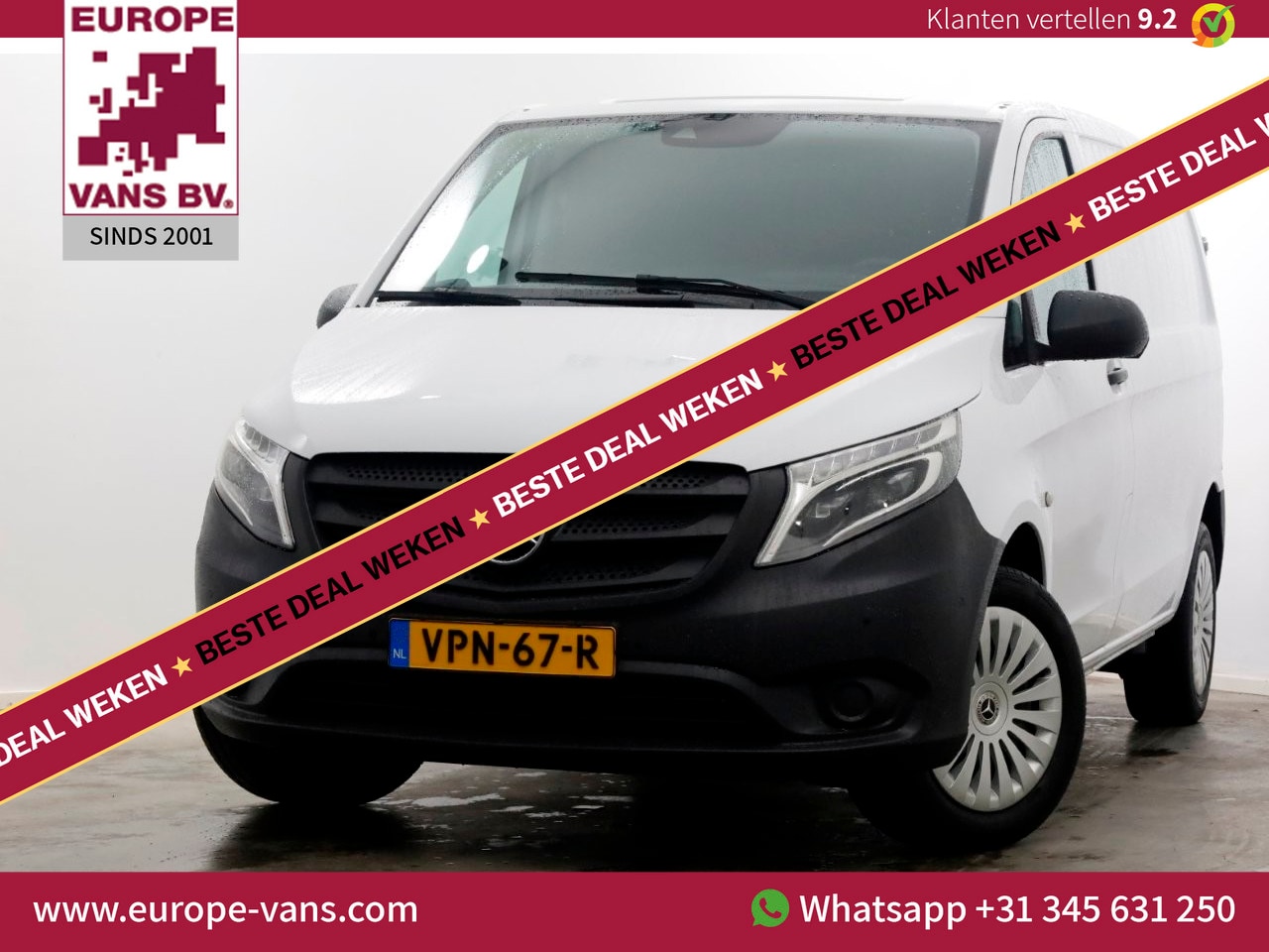 Mercedes-Benz Vito - 116 CDI 163pk 9G Tronic Automaat 4X4 ZG2 L1H1 LED 04-2022 - AutoWereld.nl