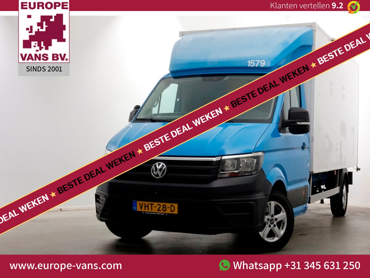 Volkswagen Crafter - 35 2.0 TDI E6 Bakwagen met achterdeuren 2-Persoons 10-2020 - AutoWereld.nl