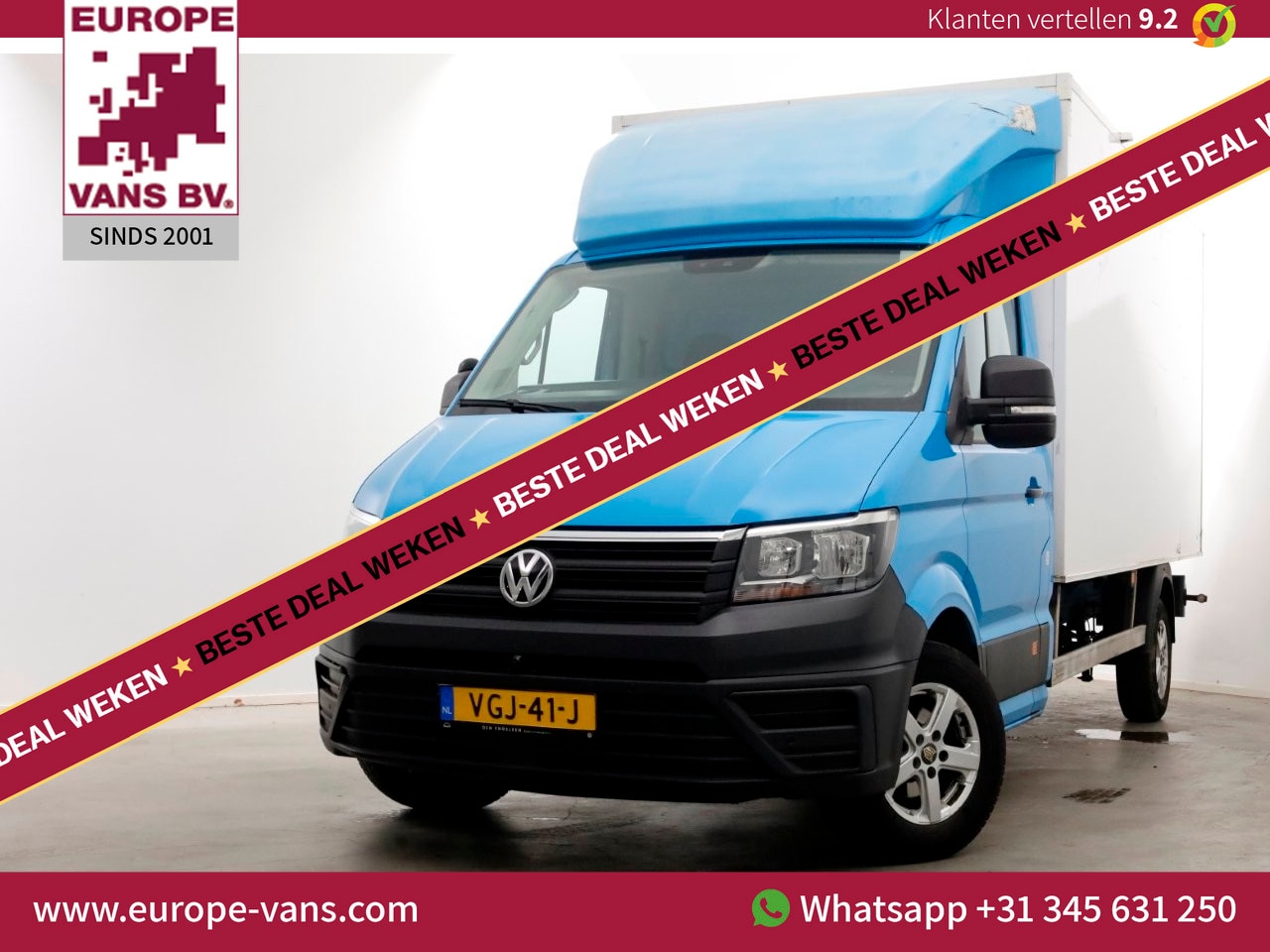 Volkswagen Crafter - 35 2.0 TDI E6 Bakwagen met achterdeuren 2-Persoons 07-2020 - AutoWereld.nl