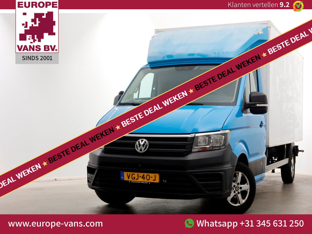 Volkswagen Crafter - 35 2.0 TDI E6 Bakwagen met achterdeuren 2-Persoons 07-2020 - AutoWereld.nl