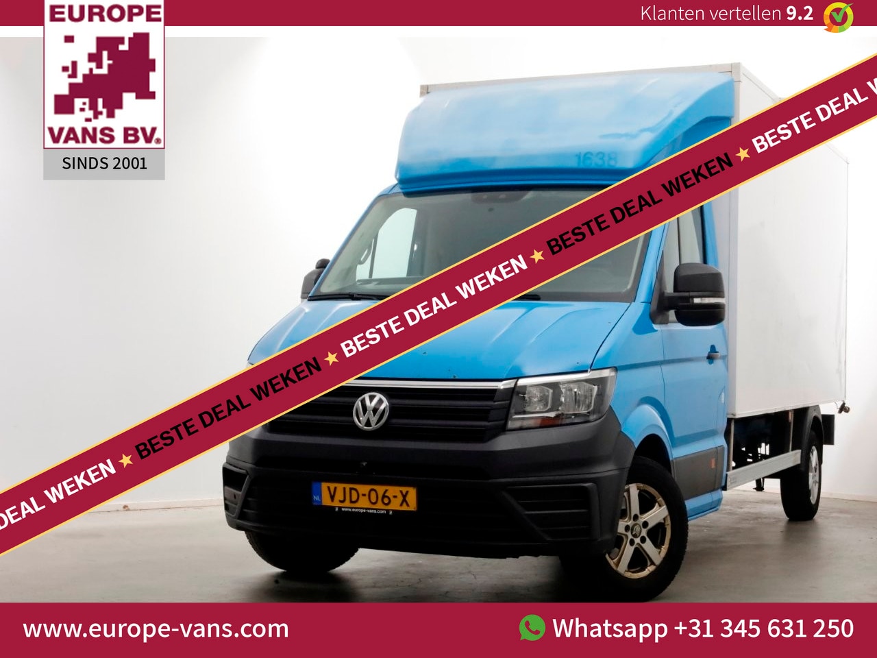 Volkswagen Crafter - 35 2.0 TDI E6 Bakwagen met achterdeuren 2-Persoons 01-2021 - AutoWereld.nl