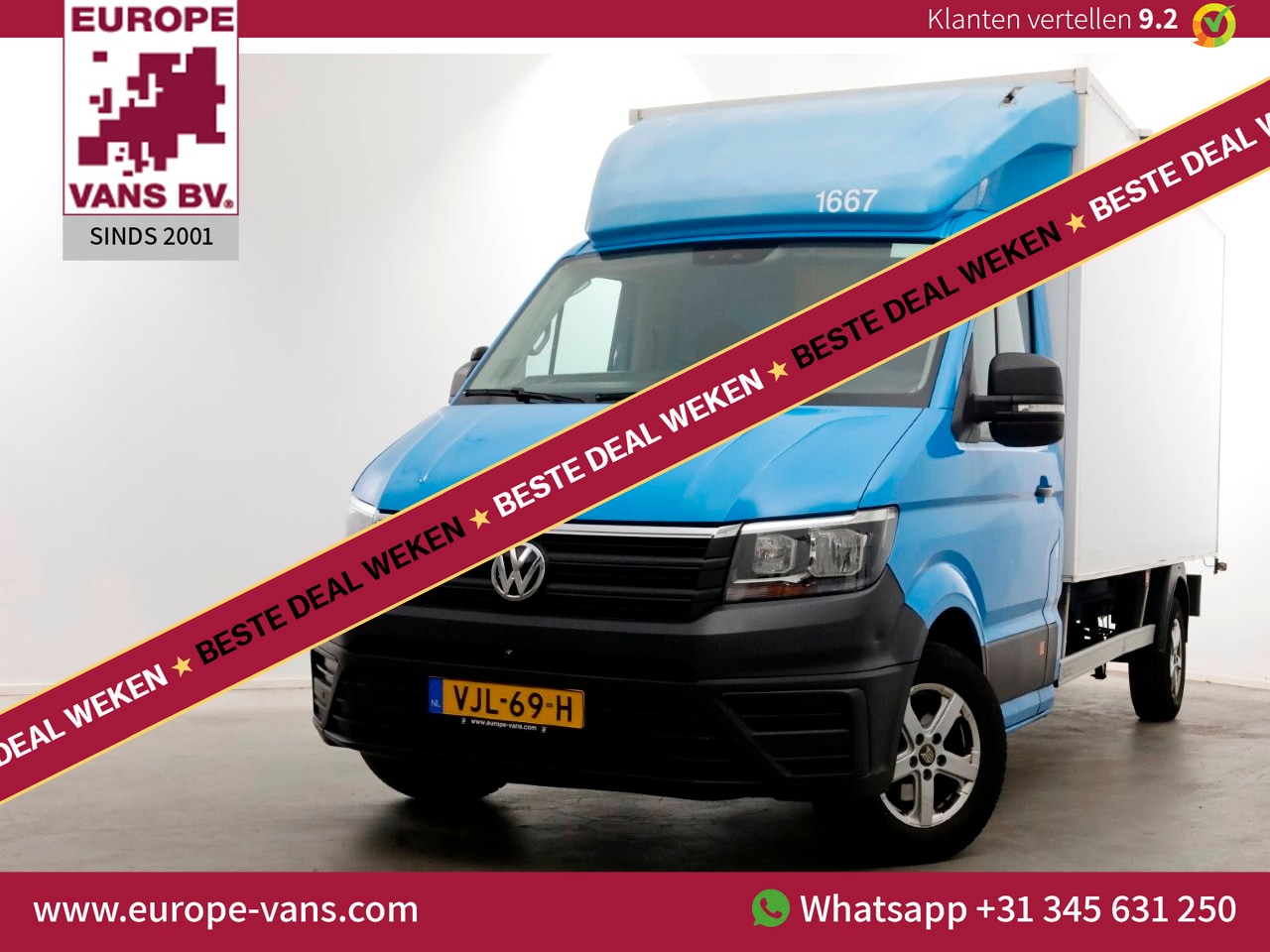 Volkswagen Crafter - 35 2.0 TDI E6 Bakwagen met achterdeuren 2-Persoons 03-2021 - AutoWereld.nl