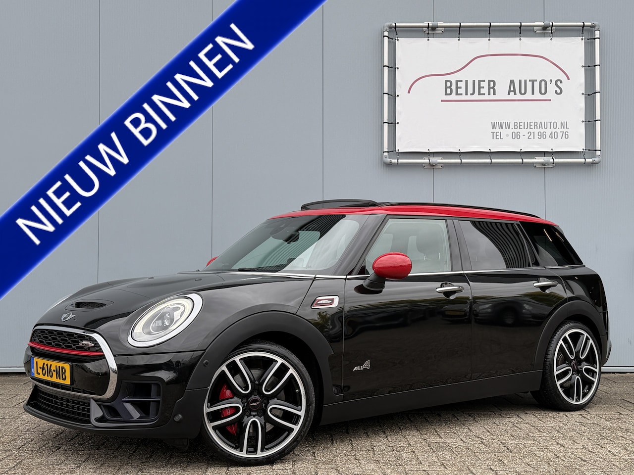 MINI Clubman - Mini 2.0 John Cooper Works ALL4 Chili Automaat Schuifdak. - AutoWereld.nl