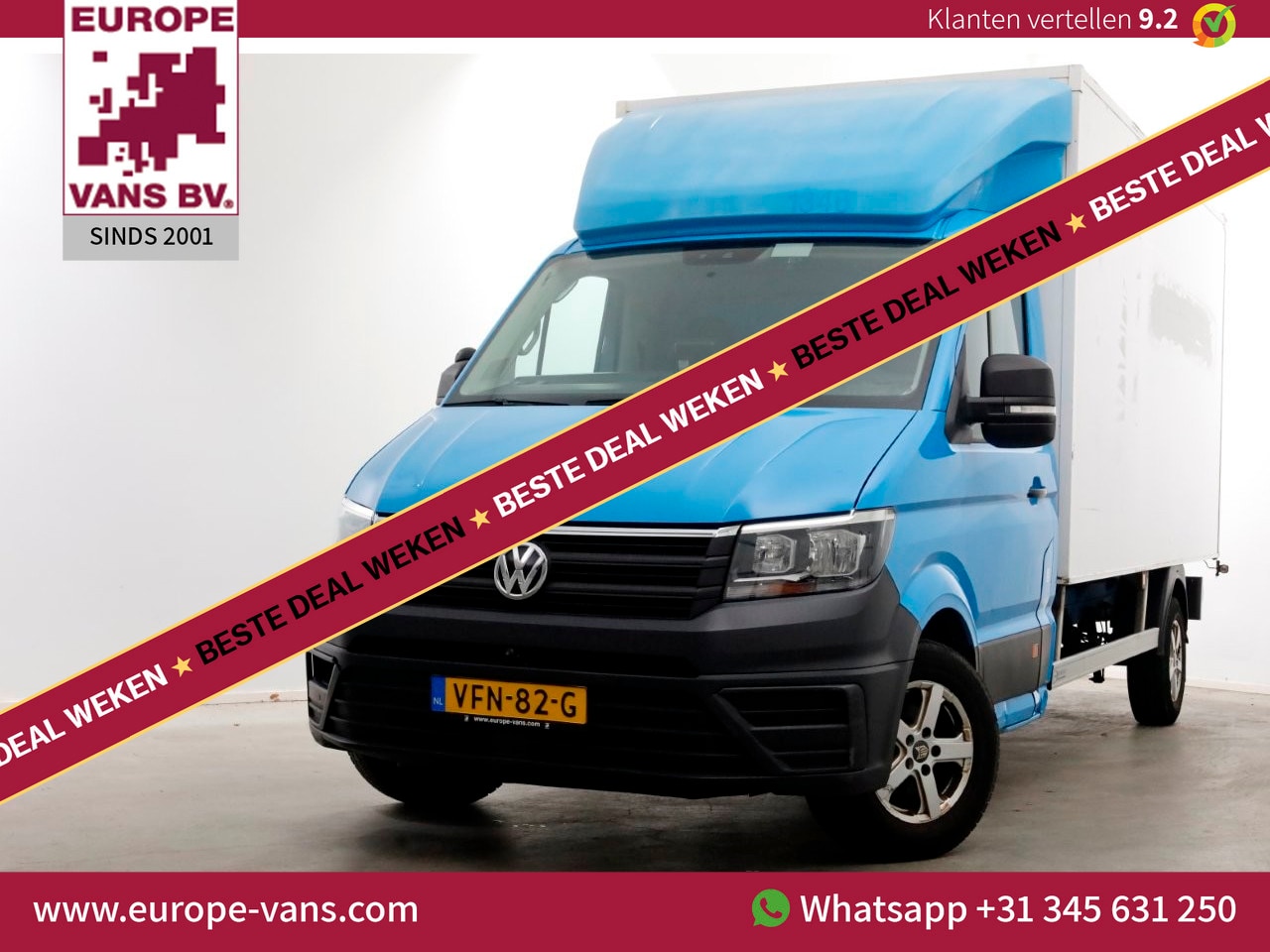 Volkswagen Crafter - 35 2.0 TDI E6 Bakwagen met achterdeuren 2-Persoons 03-2020 - AutoWereld.nl