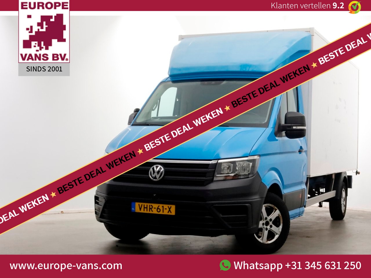 Volkswagen Crafter - 35 2.0 TDI E6 Bakwagen met achterdeuren 2-Persoons 12-2020 - AutoWereld.nl