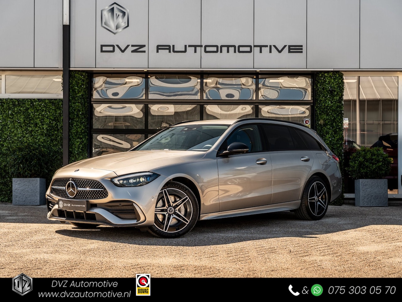 Mercedes-Benz C-klasse Estate - 300 e AMG Line | Night | 360 Cam | Trekhaak | BTW - AutoWereld.nl
