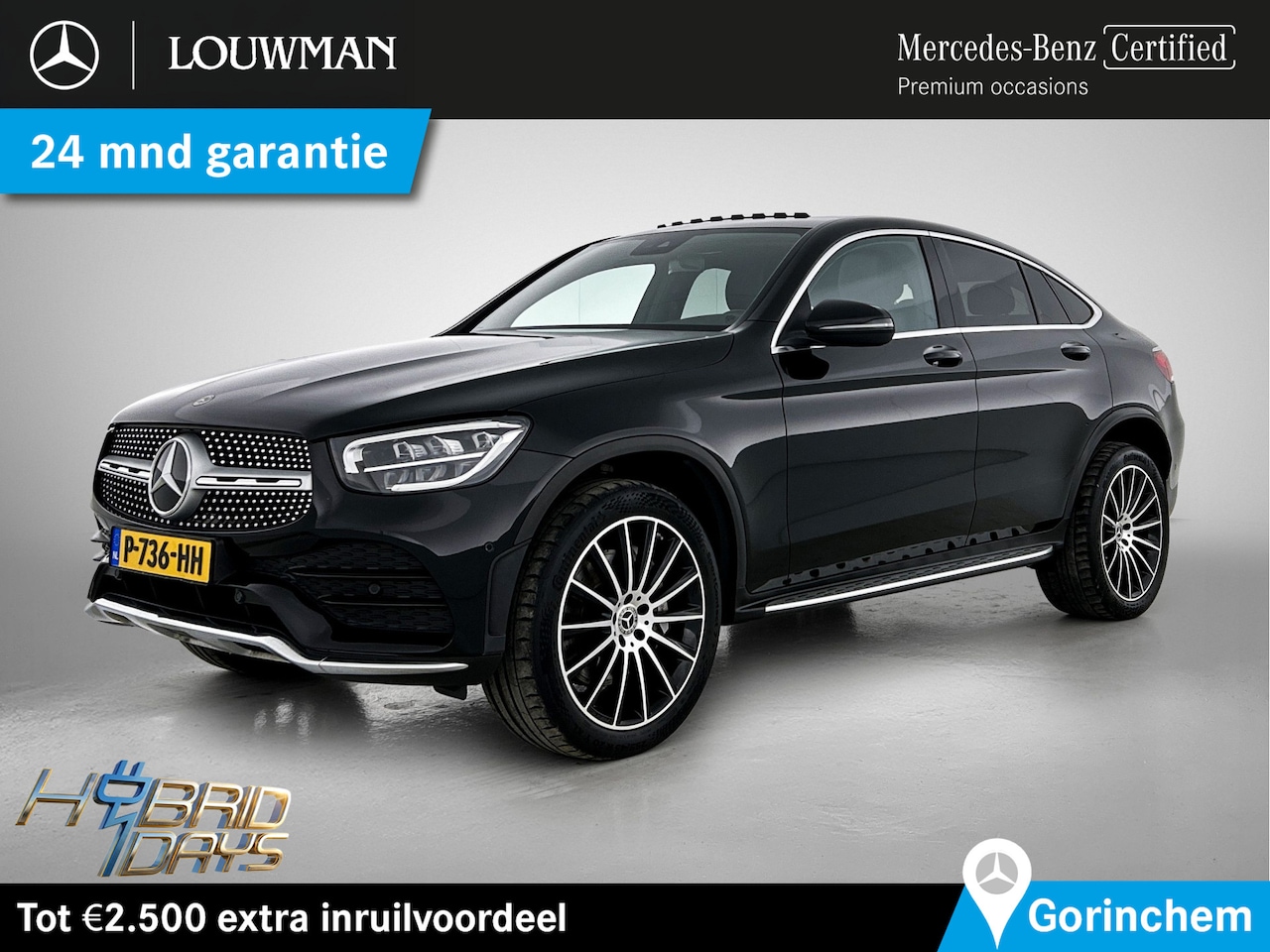 Mercedes-Benz GLC-klasse Coupé - 300 e 4MATIC Business Solution AMG AMG Styling | Schuifdak | Treeplanken | Trekhaak | Incl - AutoWereld.nl