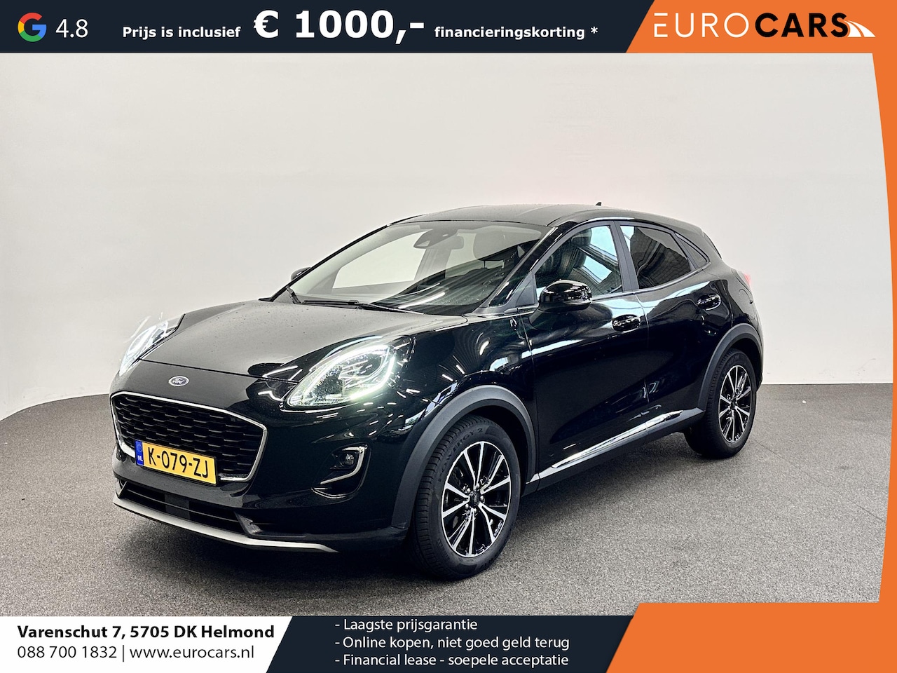 Ford Puma - 1.0 125pk EcoBoost Titanium Aut. avigatie Climate Control Cruise Control Stoelverwarming P - AutoWereld.nl