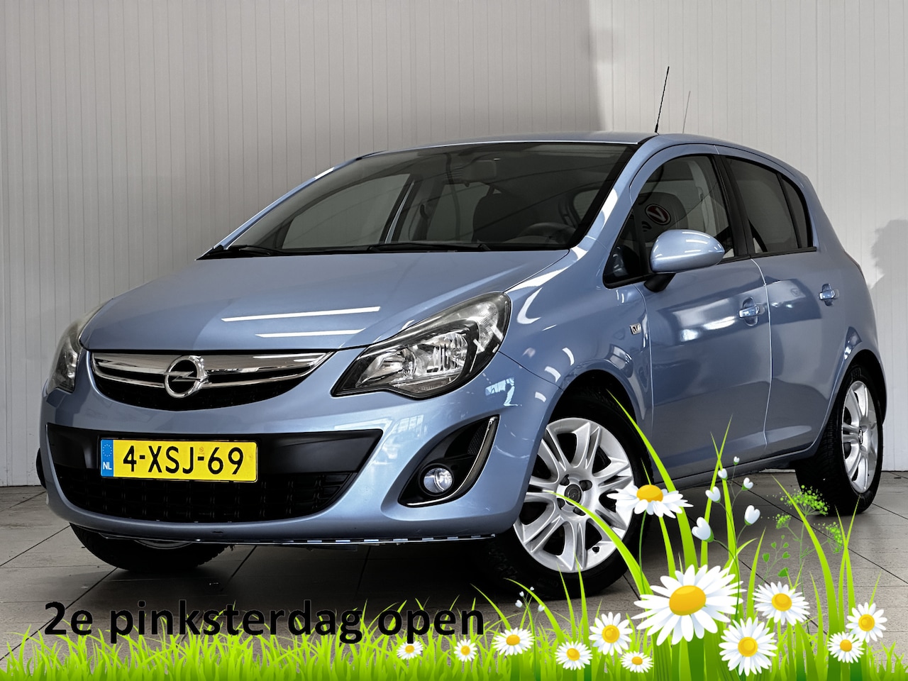 Opel Corsa - 1.2-16V BlitZ/ 16''LMV/ Clima/ Navi/ Cruise/ Radio-CD+AUX&USB/ C.V.Afstand/ Elek.Pakket/ I - AutoWereld.nl