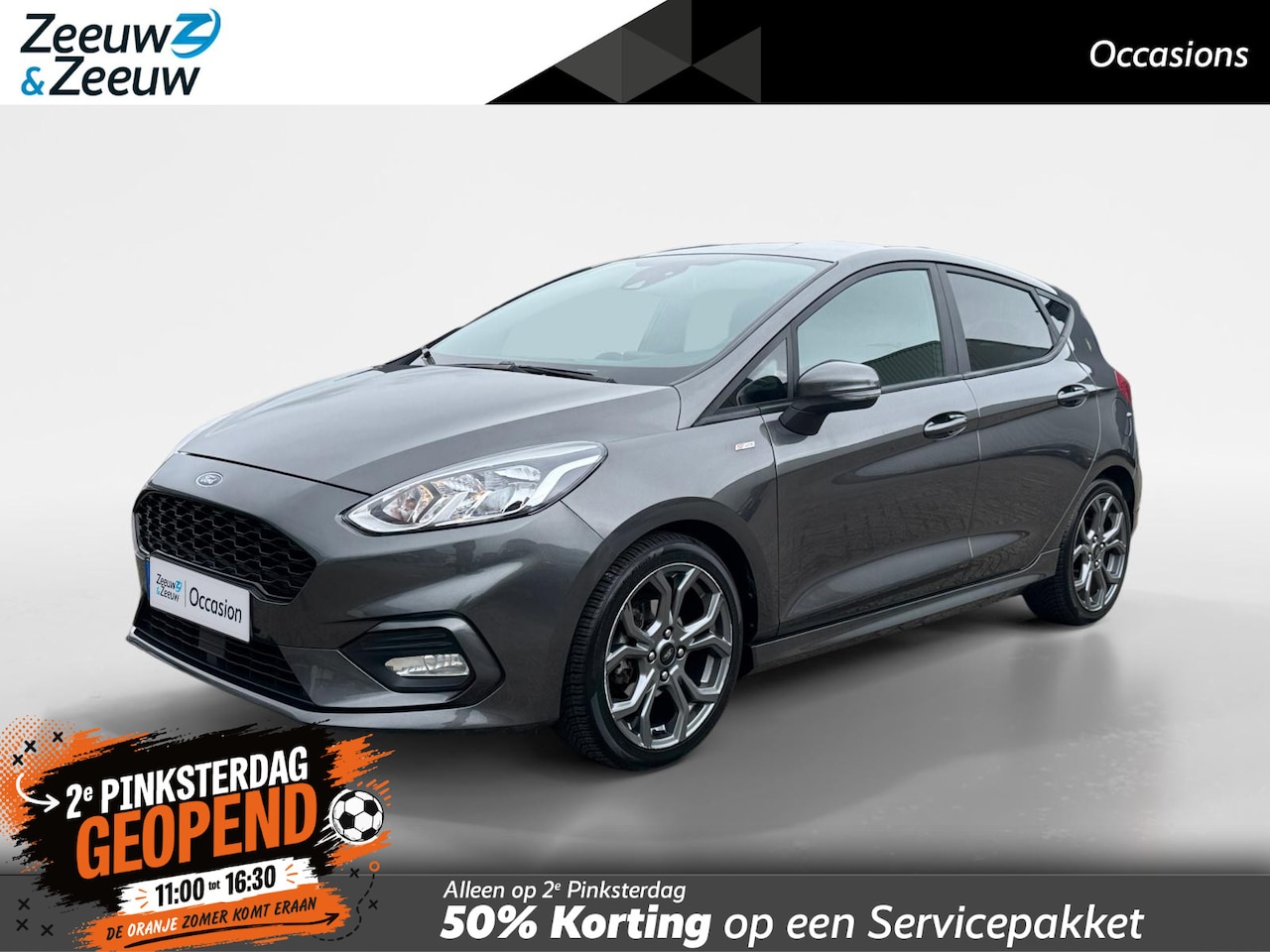 Ford Fiesta - 1.0 EcoBoost ST-Line | Cruise control | Voorruitverwarming | Navigatie | Apple carplay & A - AutoWereld.nl