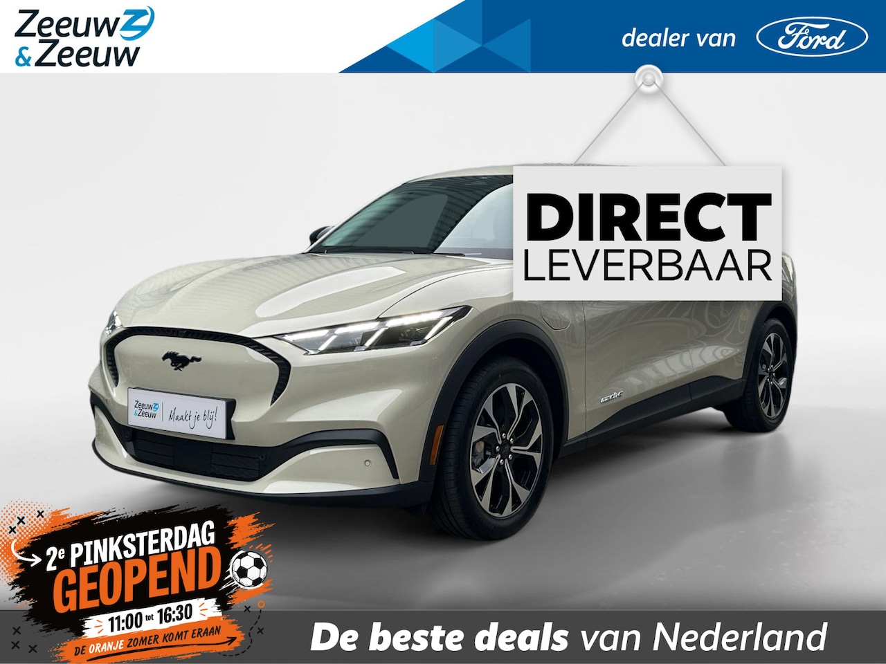 Ford Mustang Mach-E - Standard RWD 73 kWh 268pk | €2.000.- korting | 2,99% rente financial lease | 17% bijtellin - AutoWereld.nl