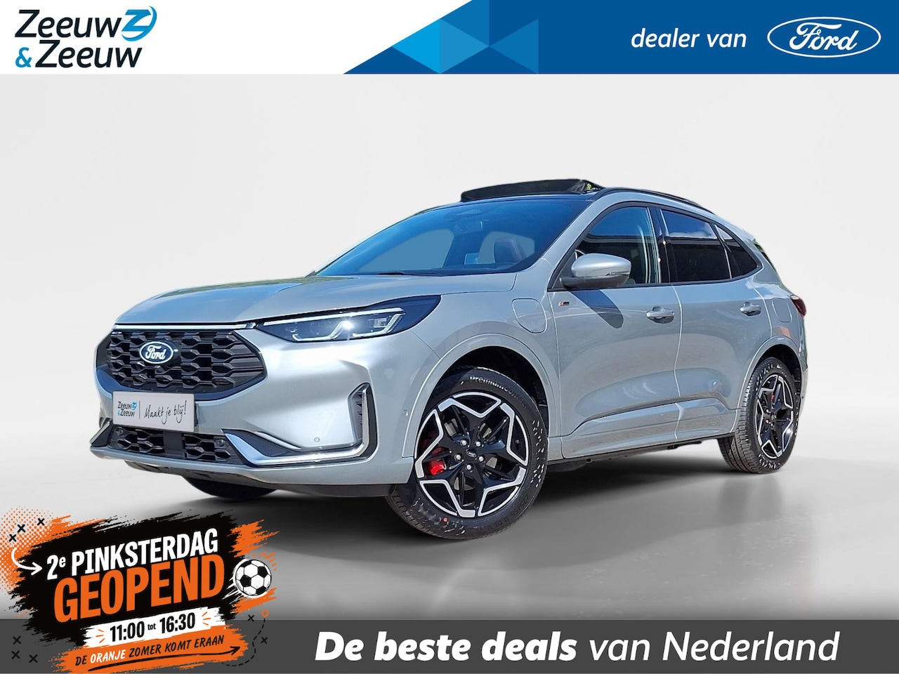 Ford Kuga - 2.5 PHEV ST-Line X | Winterpack | Matrix Ledkoplampen | 19" Lichtmetaal | El. Trekhaak | P - AutoWereld.nl