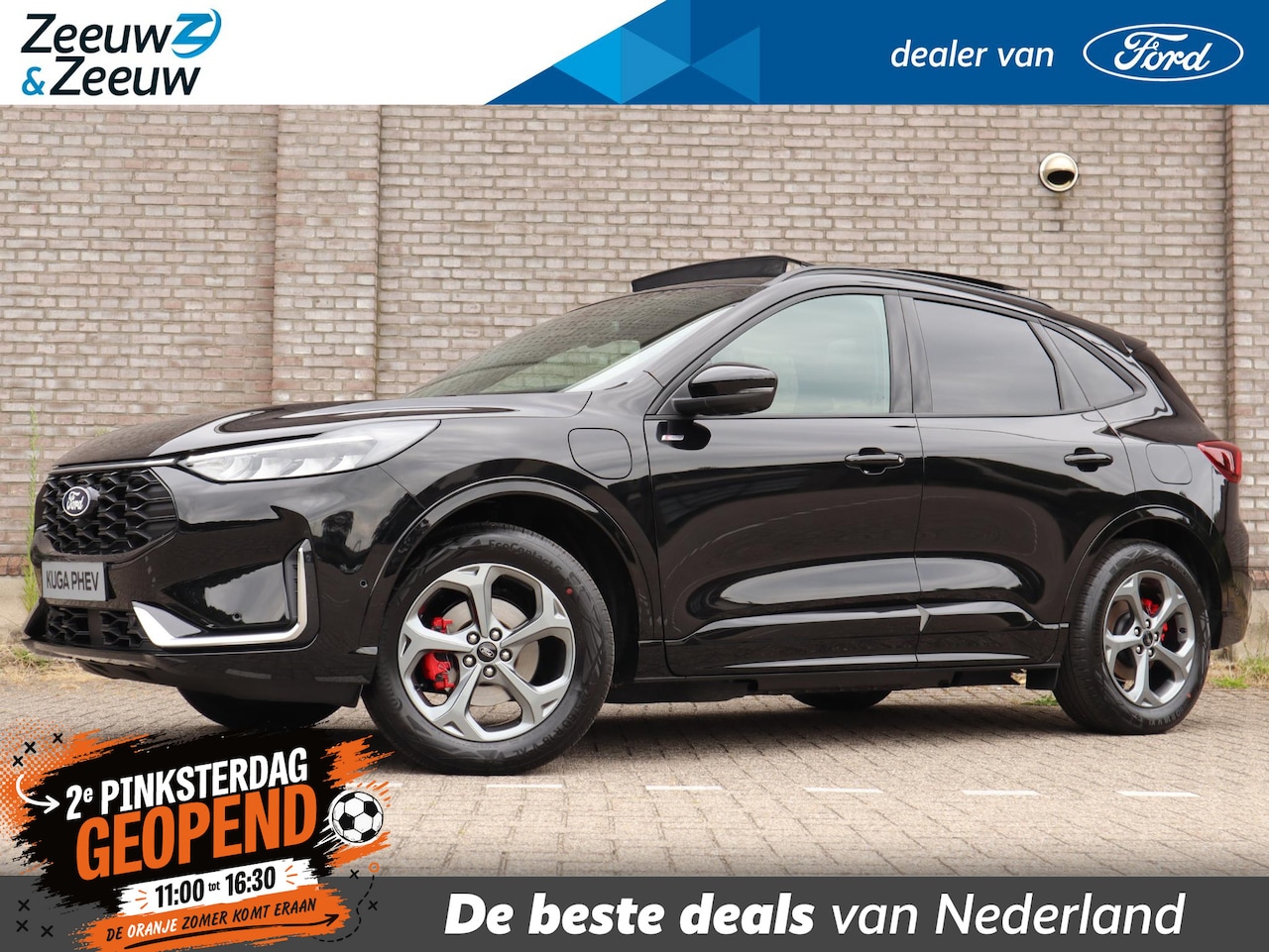 Ford Kuga - 2.5 PHEV ST-Line X | Winterpack | El. Trekhaak | Adaptive Cruisecontrol | Panoramadak | 18 - AutoWereld.nl