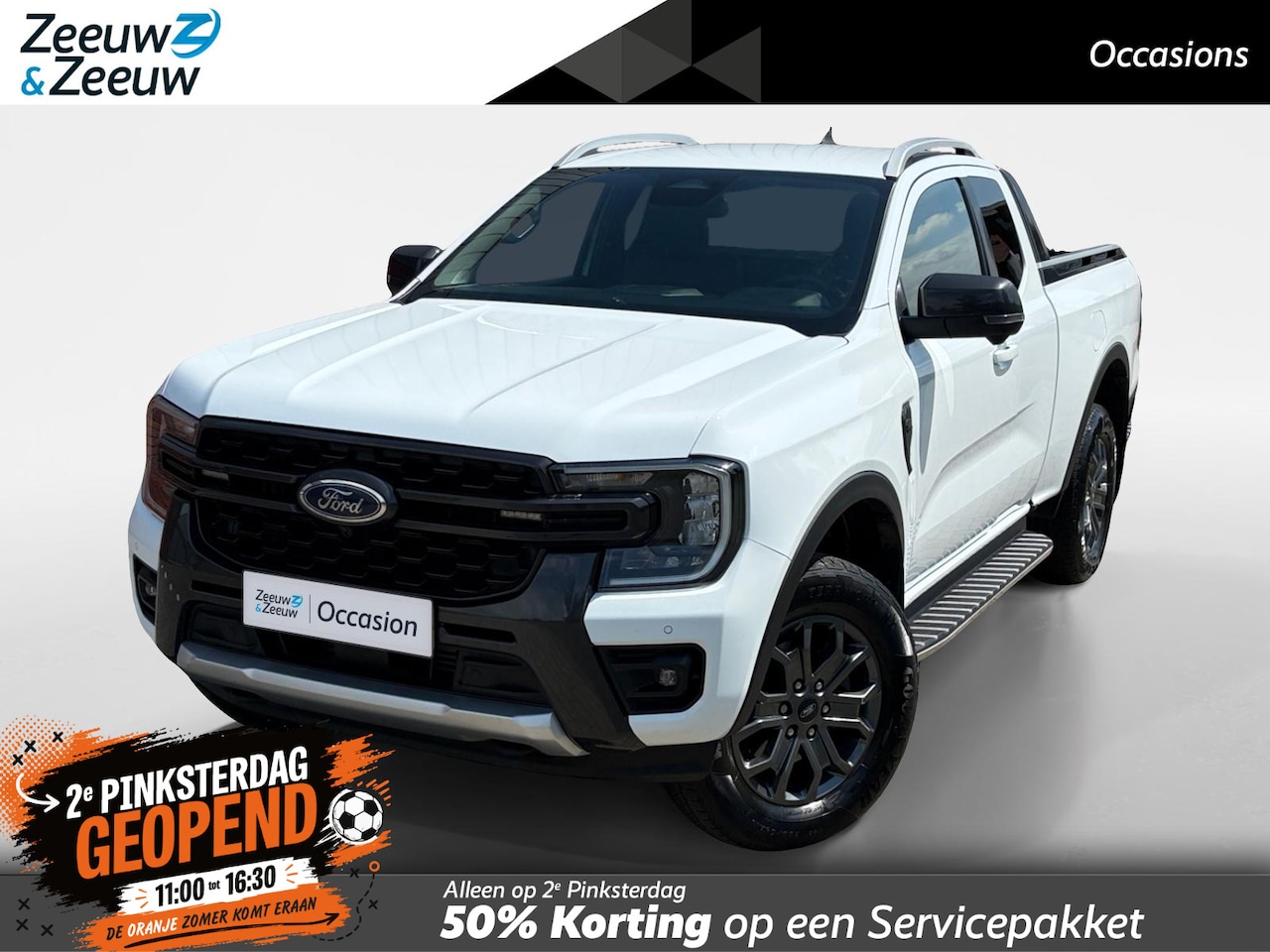 Ford Ranger - 2.0 Super Cab EcoBlue Wildtrak | Adaptieve Cruise Control | Camera | BLIS | Trekhaak | Rol - AutoWereld.nl