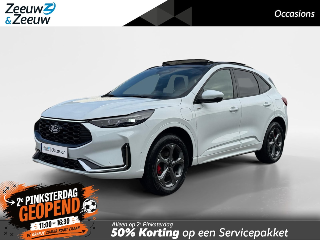Ford Kuga - 2.5 PHEV ST-Line X Panorama dak | Head-up display | Navigatie | Apple carplay & Android au - AutoWereld.nl